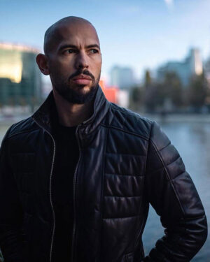 Cobra Andrew Tate Leather Puffer Jacket