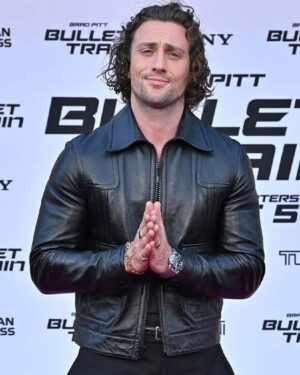 Aaron Taylor Johnson Leather Jacket