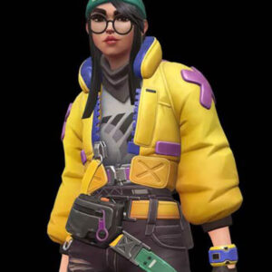 Valorant Killjoy Yellow Leather Jacket