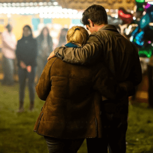 We Live in Time Andrew Garfield Suede Coat