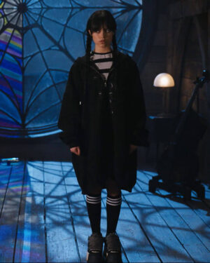 Wednesday Oversized Black Jacket