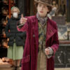 Timothée Chalamet Willy Wonka Velvet Coat