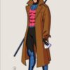 X-Men 97 Gambit Cosplay Leather Coat