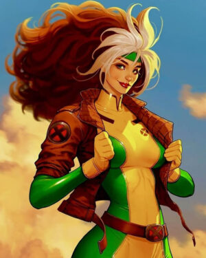 Uncanny X-Men Rogue Cosplay Leather Jacket