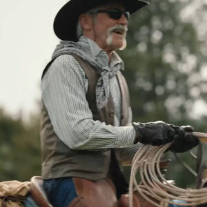 Yellowstone Lloyd Pierce Leather Vest S05