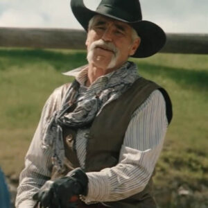 Yellowstone Lloyd Pierce Leather Vest S05