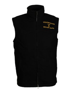Yellowstone Dutton Ranch Black Vest