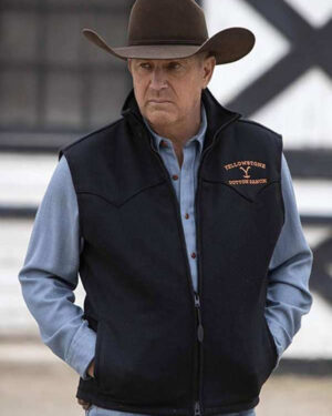 Yellowstone Dutton Ranch Black Vest