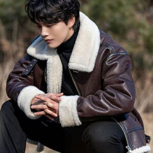 Yeo Jin-Goo Shearling Leather Jacket