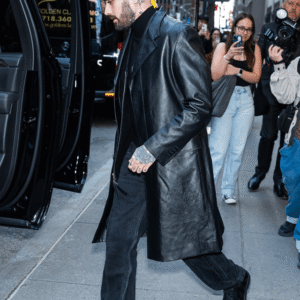 Zayn Malik Leather Coat