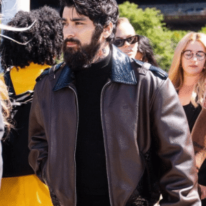 Zayn Malik Dark Brown Leather Jacket