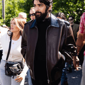 Zayn Malik Dark Brown Leather Jacket