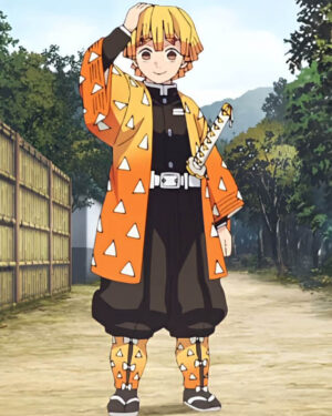 Demon Slayer Zenitsu Agatsuma Coat