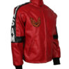 Men's Red Smokey The Bandit Out Genuine Leather Bomber Jacket