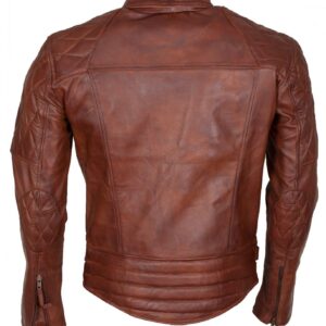 Men's Vintage Brown Leather Jackets for Bikers