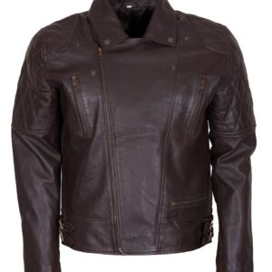 Men's Vintage Brown Leather Jackets for Bikers