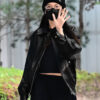 Blackpink Jisoo Oversized Leather Jacket