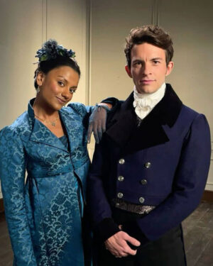 Anthony Bridgerton Blue Wool Tailcoat S02