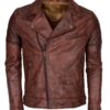 Men’s Biker Vintage Leather Jacket