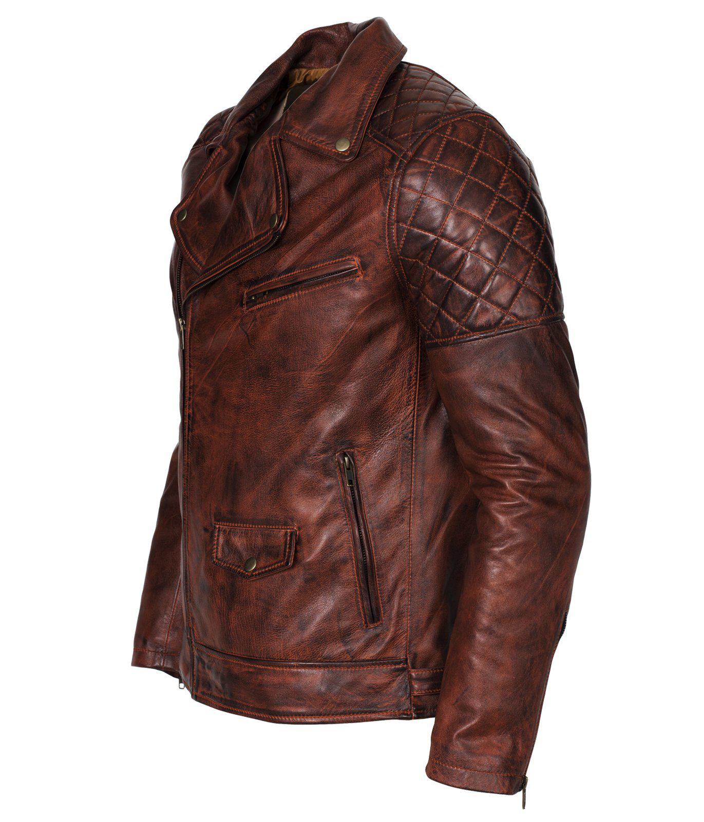Men’s Biker Vintage Leather Jacket