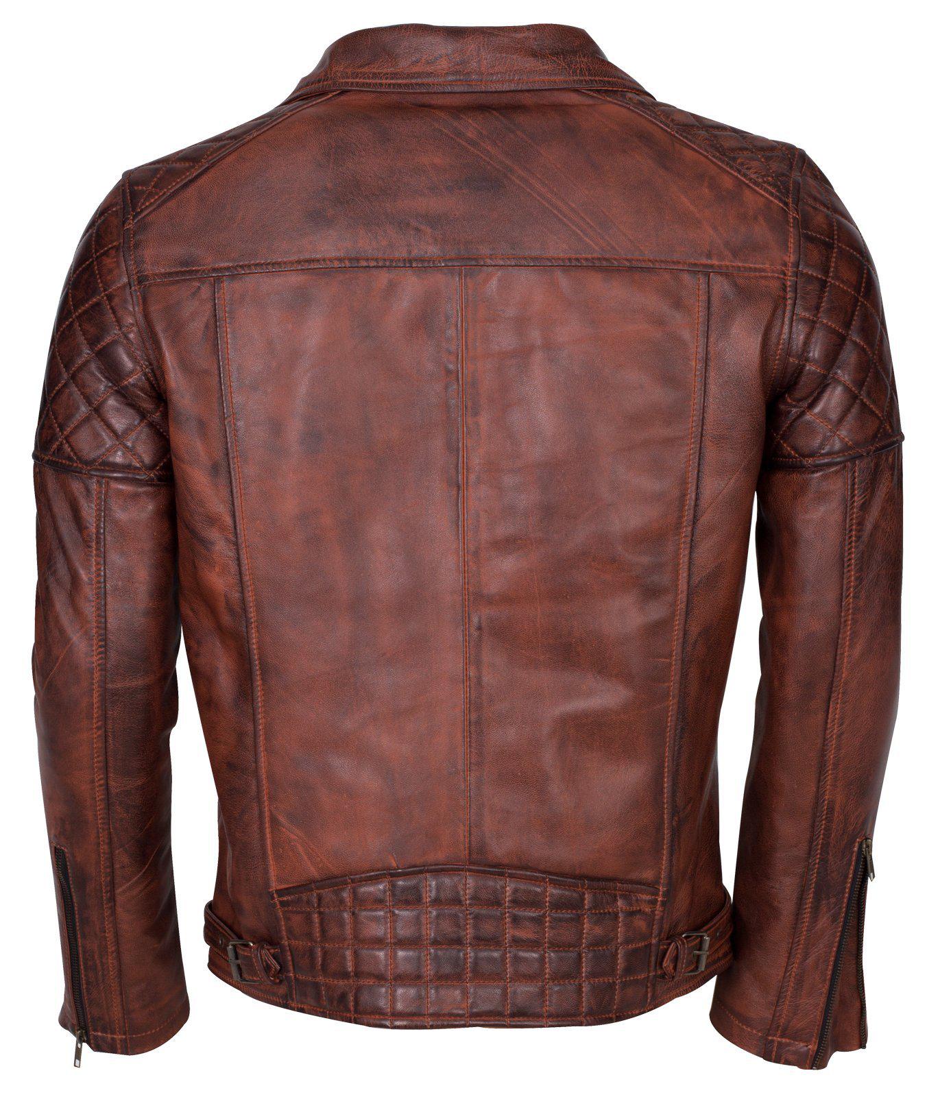 Men’s Biker Vintage Leather Jacket