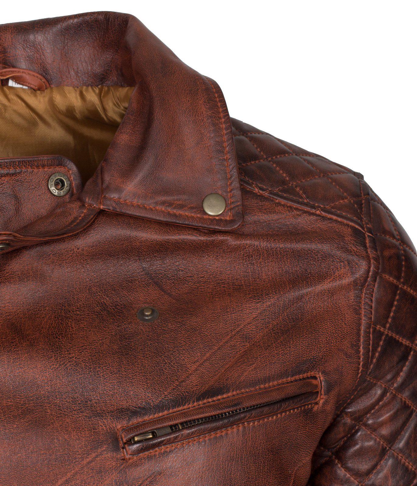 Men’s Biker Vintage Leather Jacket