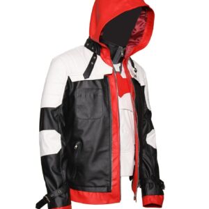 Knight Arkham Red hood Leather Jacket and Vest