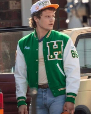 Stranger Things Eddie Letterman Bomber Jacket