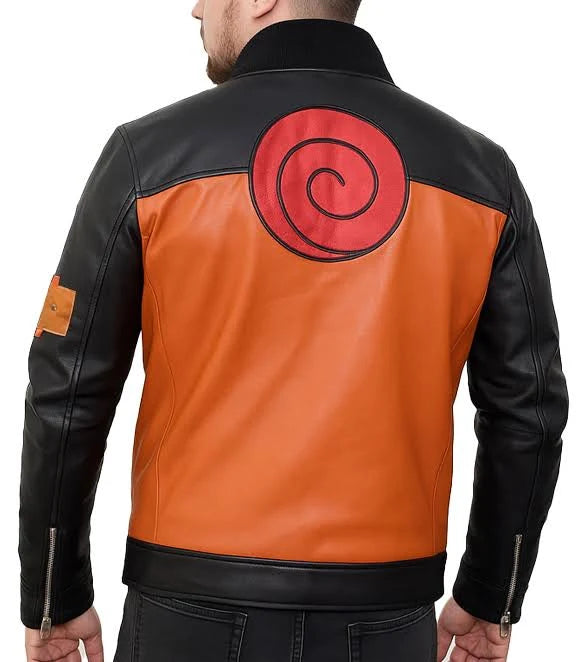 Naruto Shippuden Black and Orange Jacket - Image 3