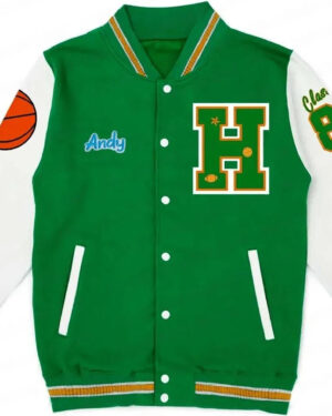 Alternative view of Stranger Things Eddie Letterman Bomber Jacket