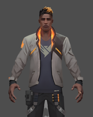 Valorant Phoenix Cosplay Leather Jacket