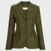 Jason Wu Women's Crinkled Satin Single-breasted Blazer