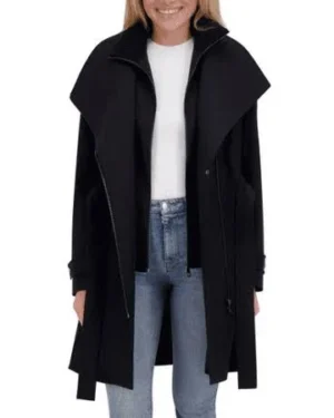 Halston Women's Belted Trench Coat