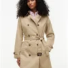 Tommy Hilfiger Women's Double-breasted Belted Trench Coat