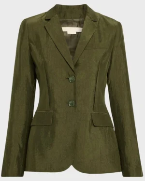 Jason Wu Women's Crinkled Satin Single-breasted Blazer