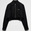 Prada Women's Re-nylon Cropped Jacket