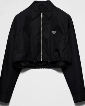 Prada Women's Re-nylon Cropped Jacket